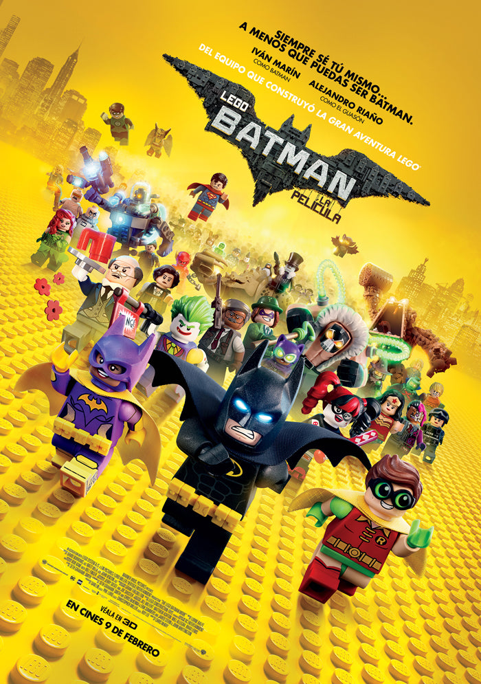 2 Colombianos dan vida a las voces de los protagonistas de la película LEGO Batman