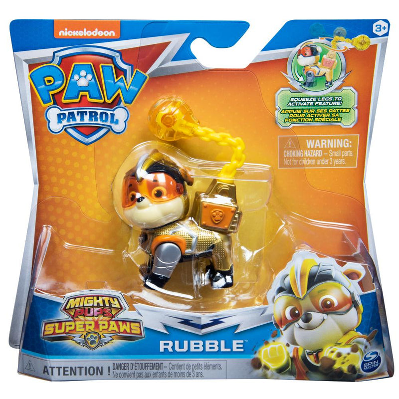 Paw Patrol Mighty Pups Cachorros - Rubble