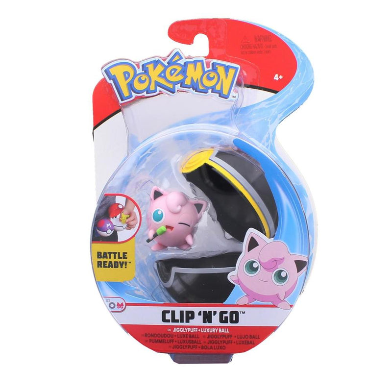 Pokémon Clip N Go Con Figura De Batalla 2" Jigglypuff