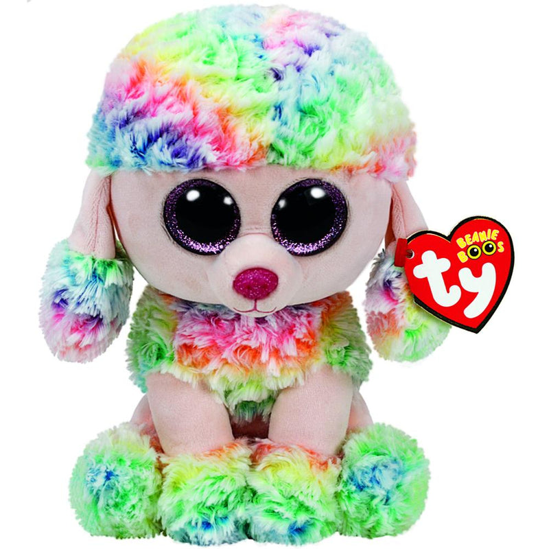 Beanie Boos Rainbow Perro Poodle Multicolor Mediano